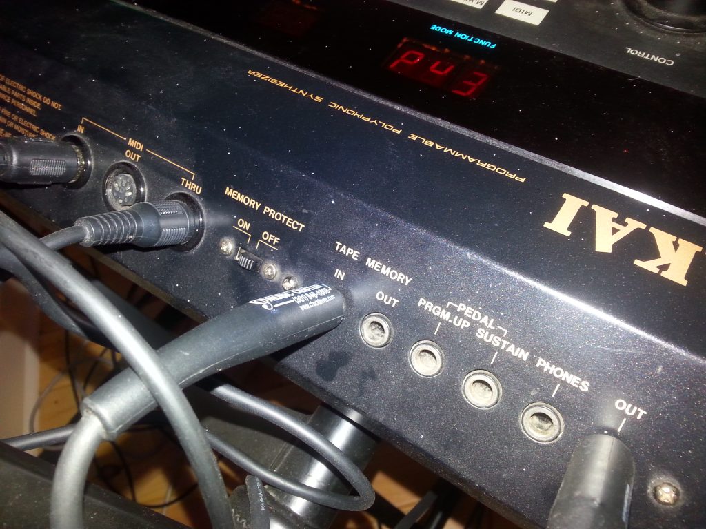 AX80's tape input.